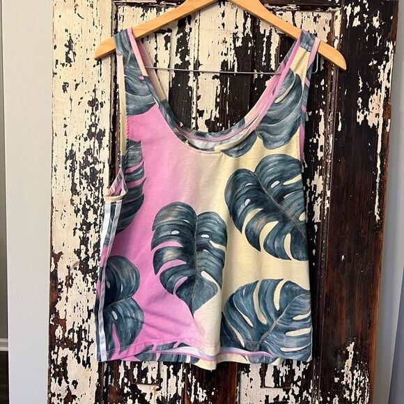 ADIDAS x Farm Rio Palm casual  women’s size small tank top. - Picture 2 of 5